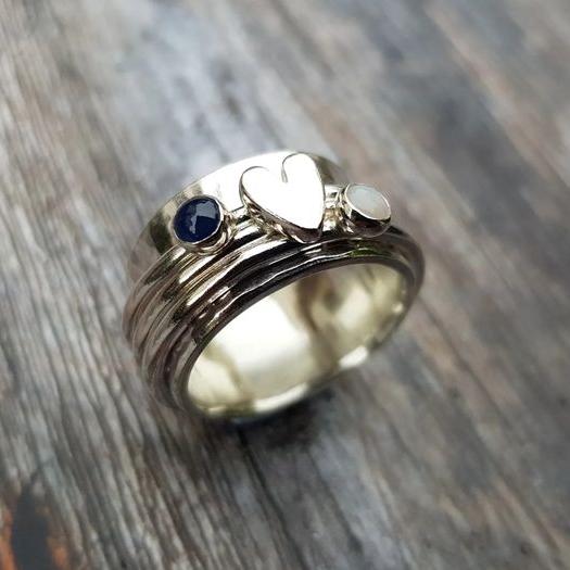 Alma Ring i Lager med Hjärta