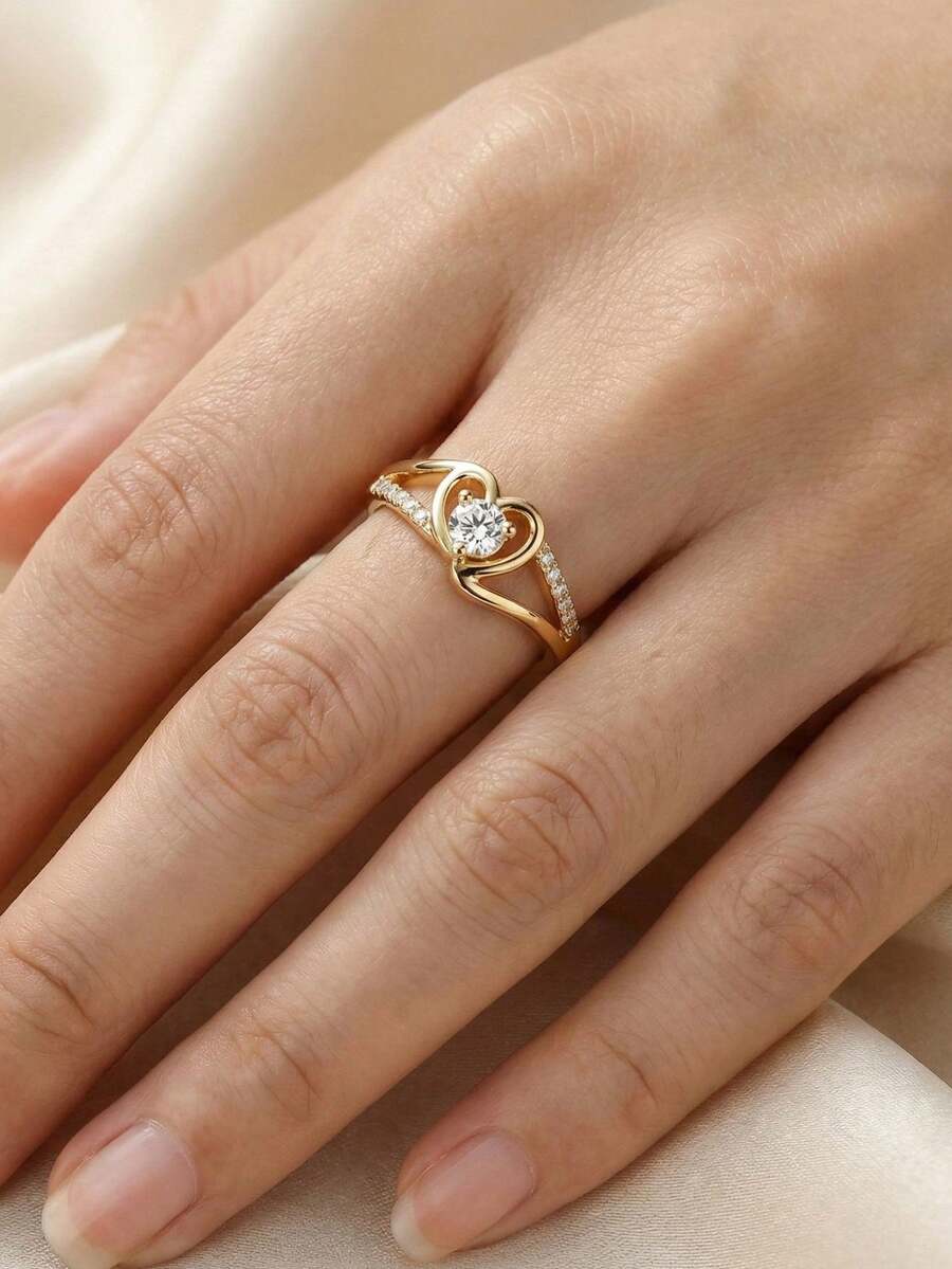 Hjärtring med klara detaljer