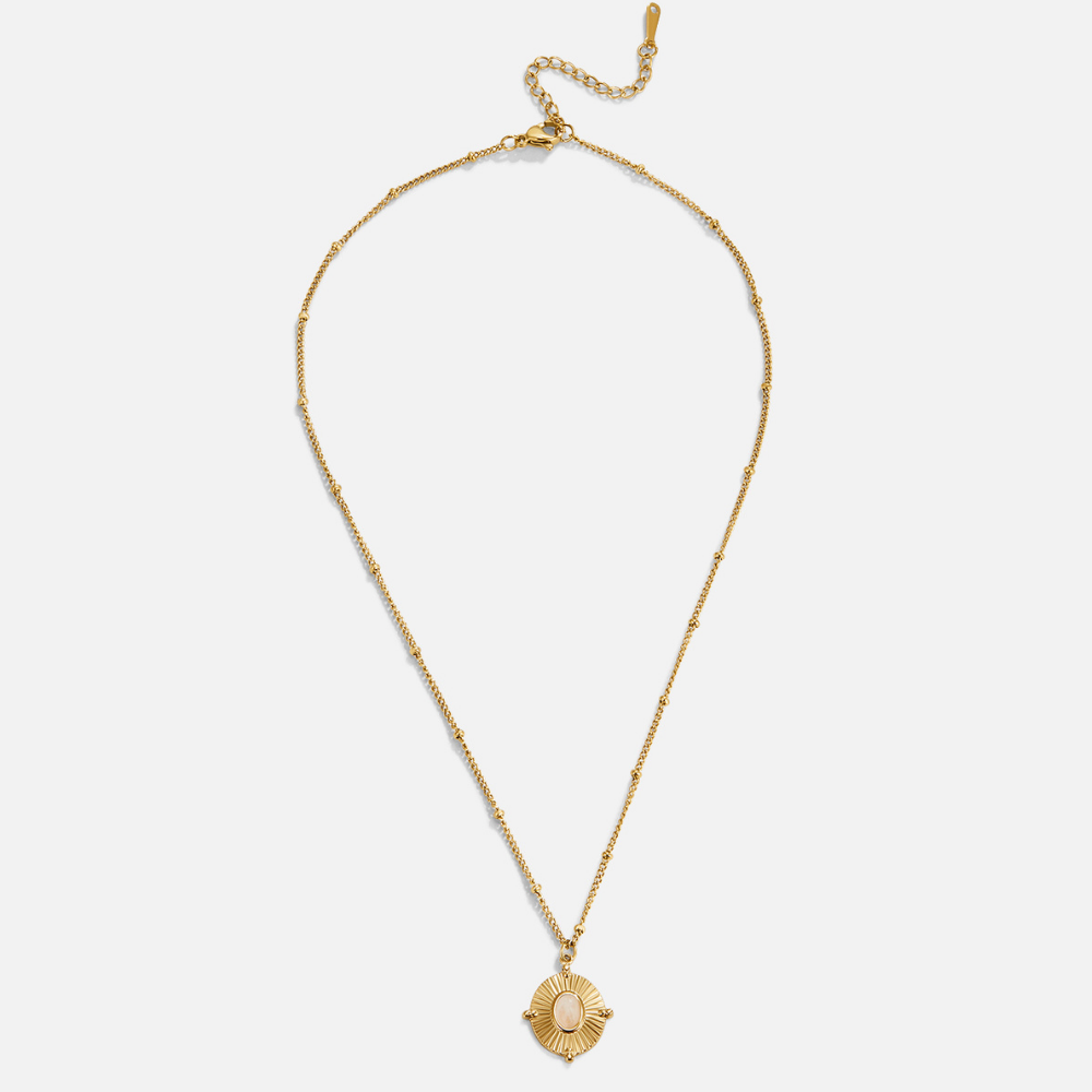 Vintage Monique Halsband med Ljus Sten