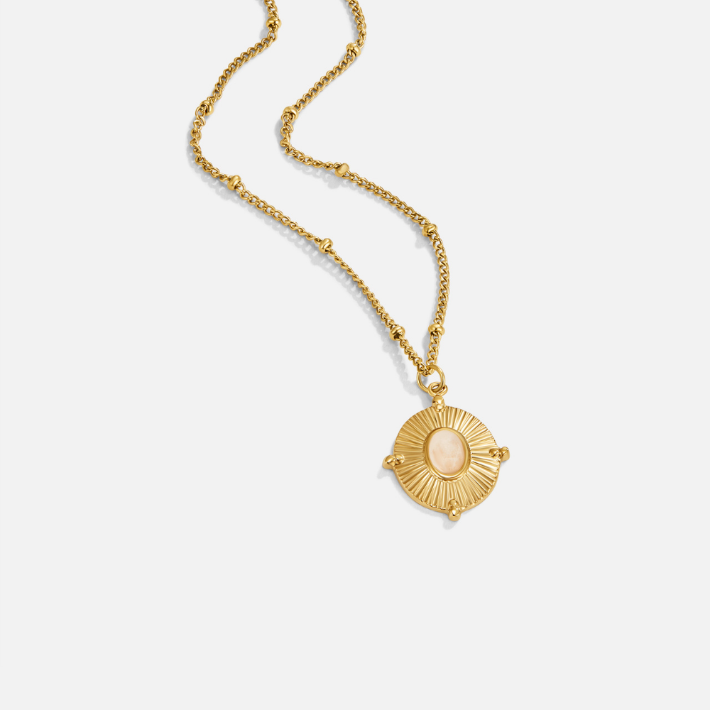Vintage Monique Halsband med Ljus Sten