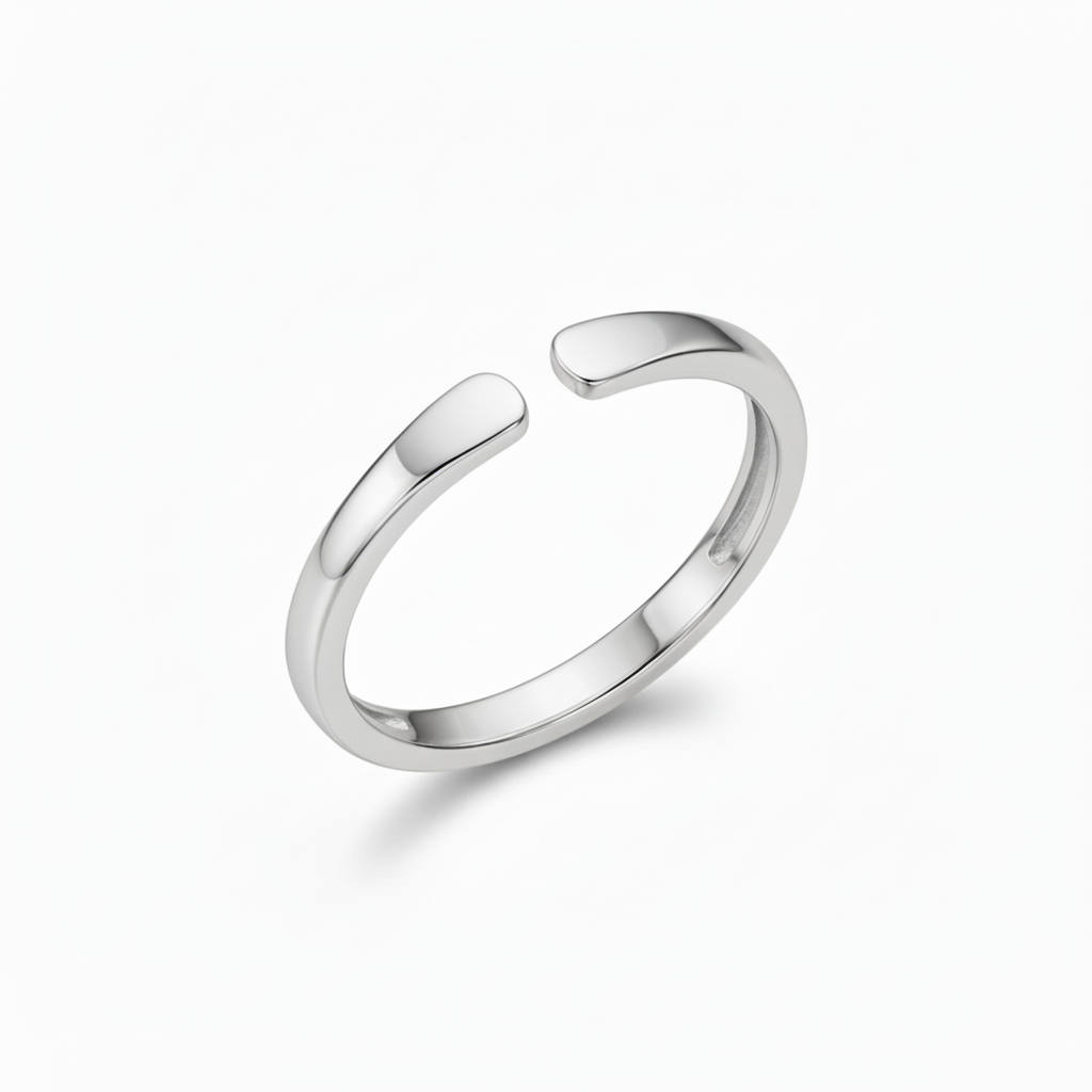 Justerbar Ring med Initialer