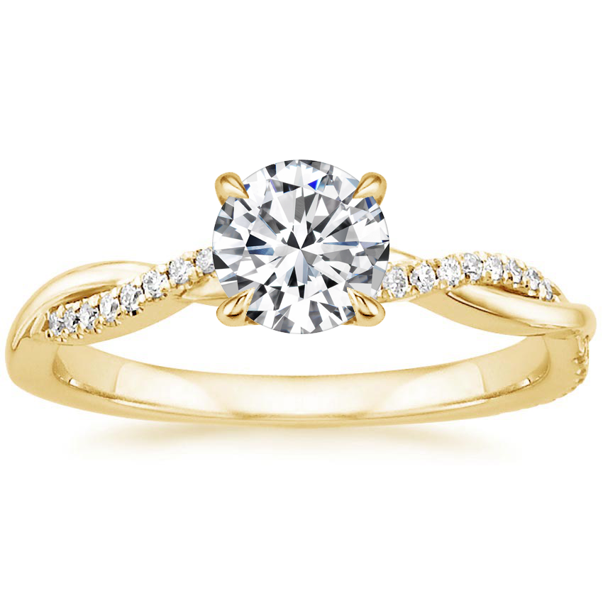 Guldpläterad Jane-ring