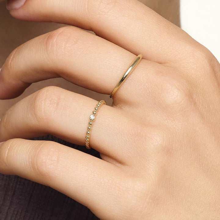 Kupolformad Guldring