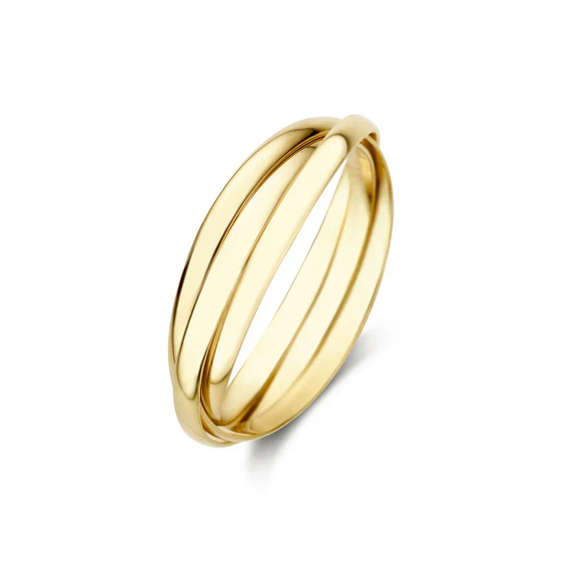 Guldpläterad Léna Trielle-ring