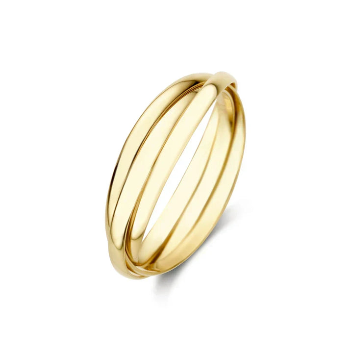 Guldpläterad Léna Trielle-ring