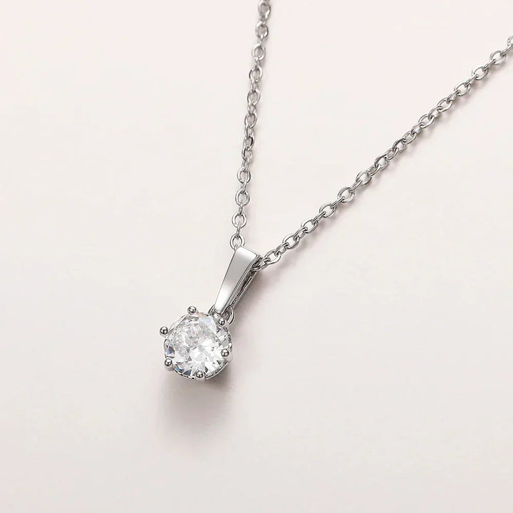 Klassiskt Halsband med Zirkoniahänge