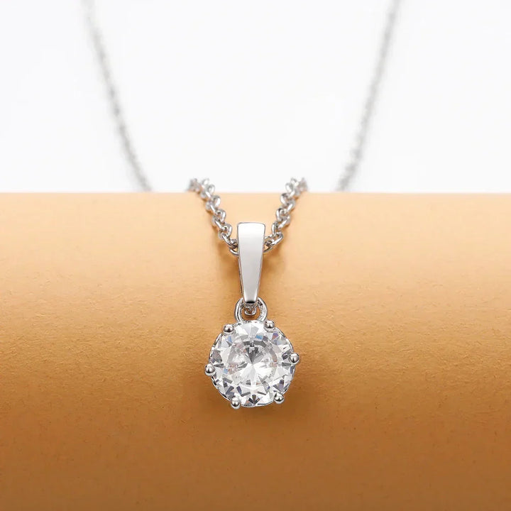 Klassiskt Halsband med Zirkoniahänge