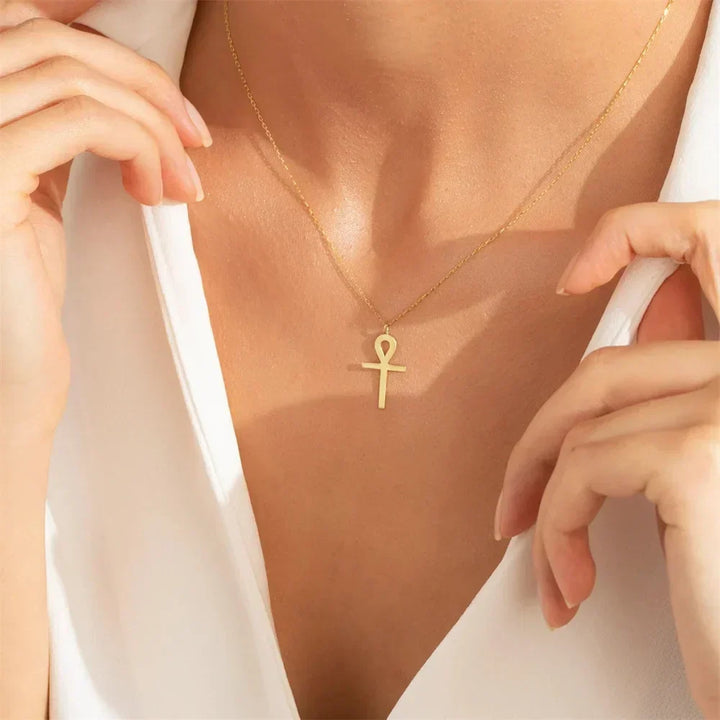Amina Halsband med Ankh-hänge