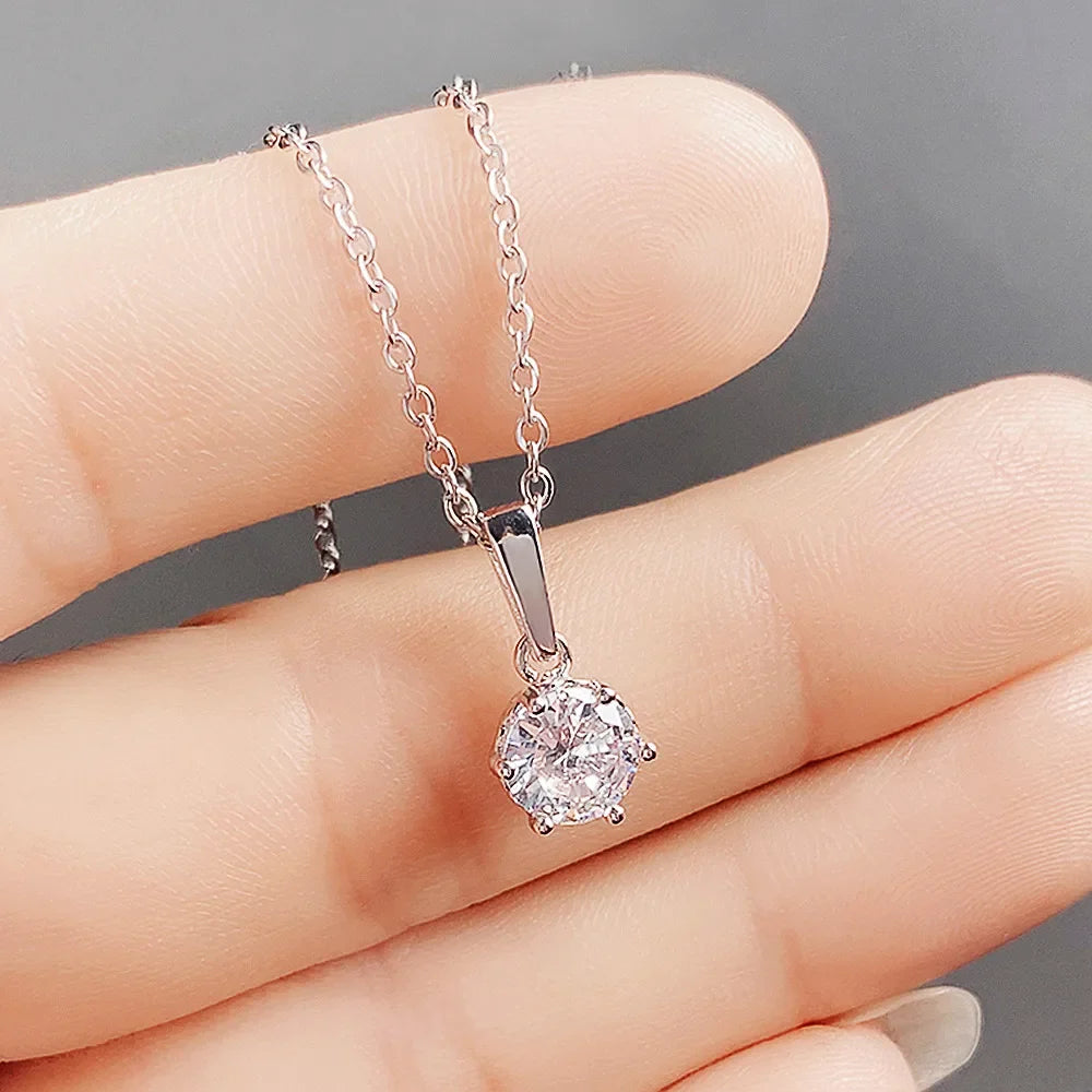 Klassiskt Halsband med Zirkoniahänge