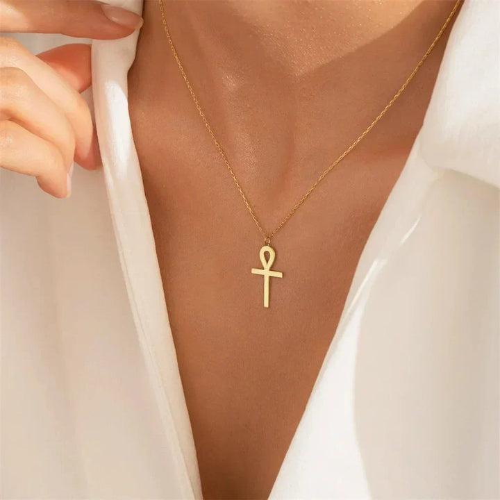 Amina Halsband med Ankh-hänge