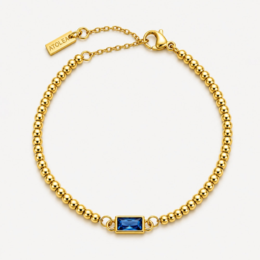 Pärlat Armband med Födelsesten