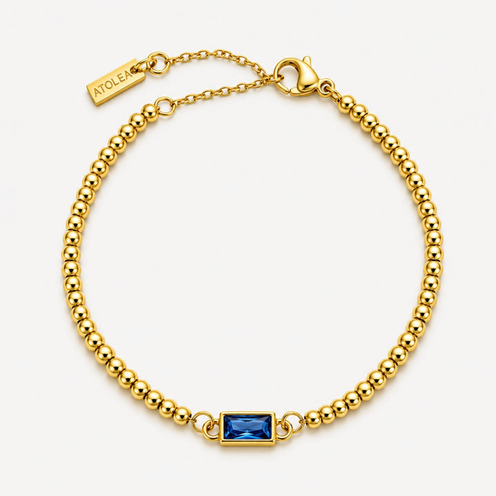 Pärlat Armband med Födelsesten