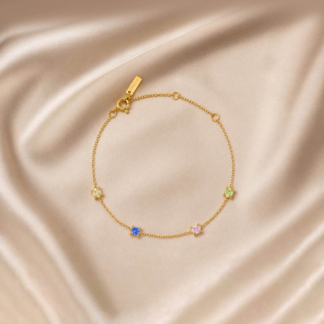 Custom Birthstone Bracelet