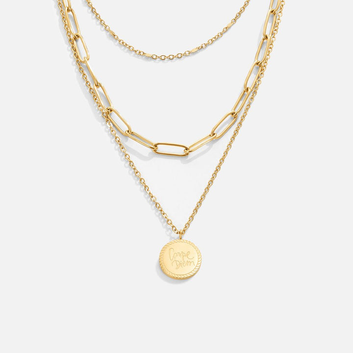 Coin Motif Necklace