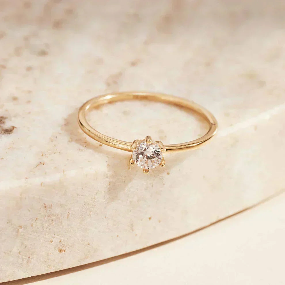 Guldpläterad Abella Maris-ring