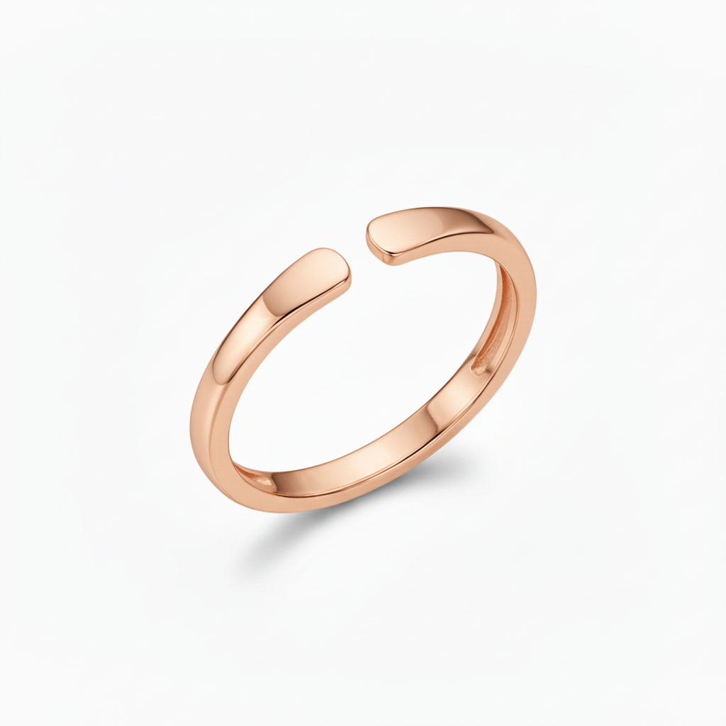 Justerbar Ring med Initialer