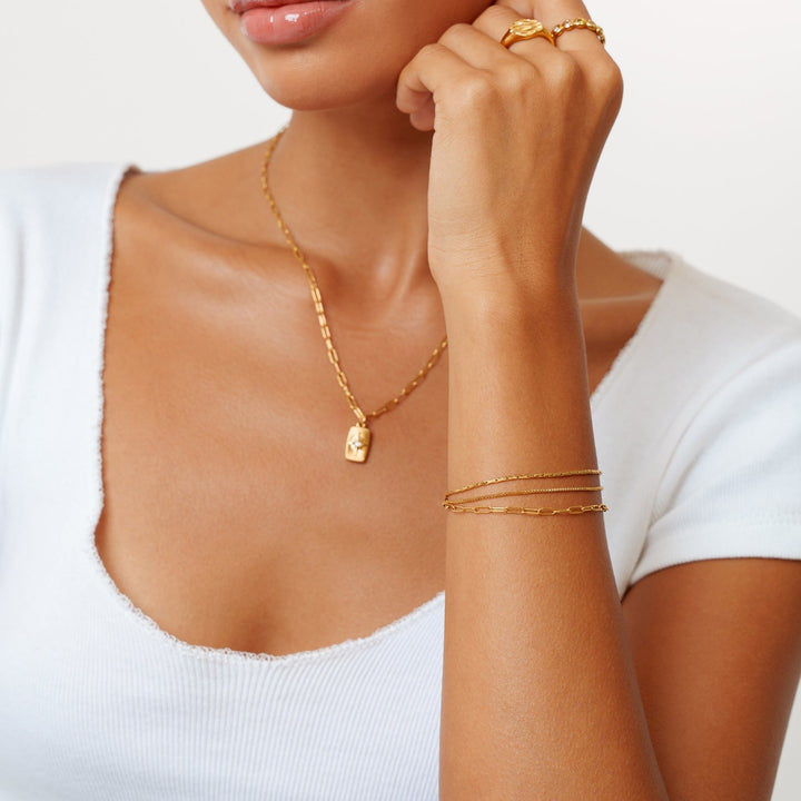 Gyllene Trippelarmband