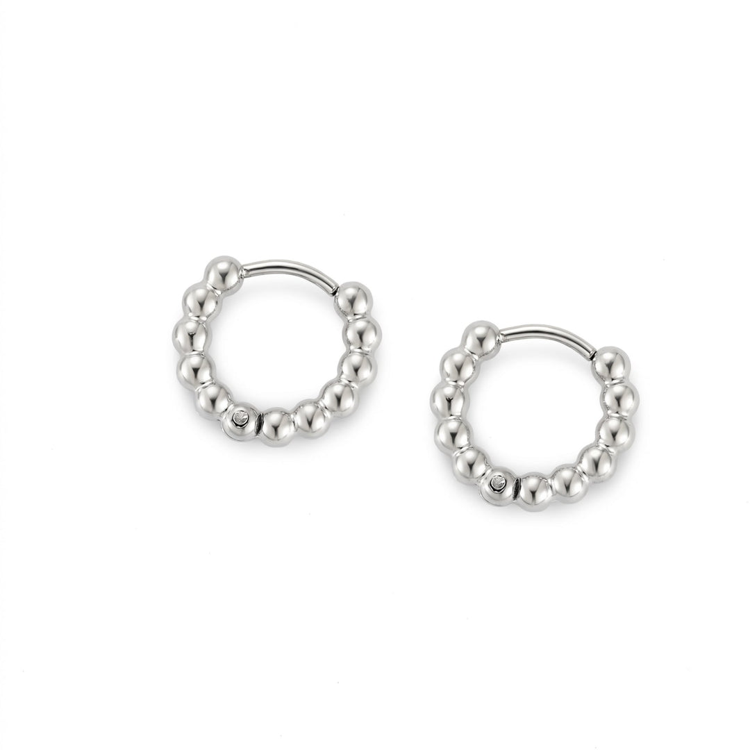 Pärlade Ringörhängen